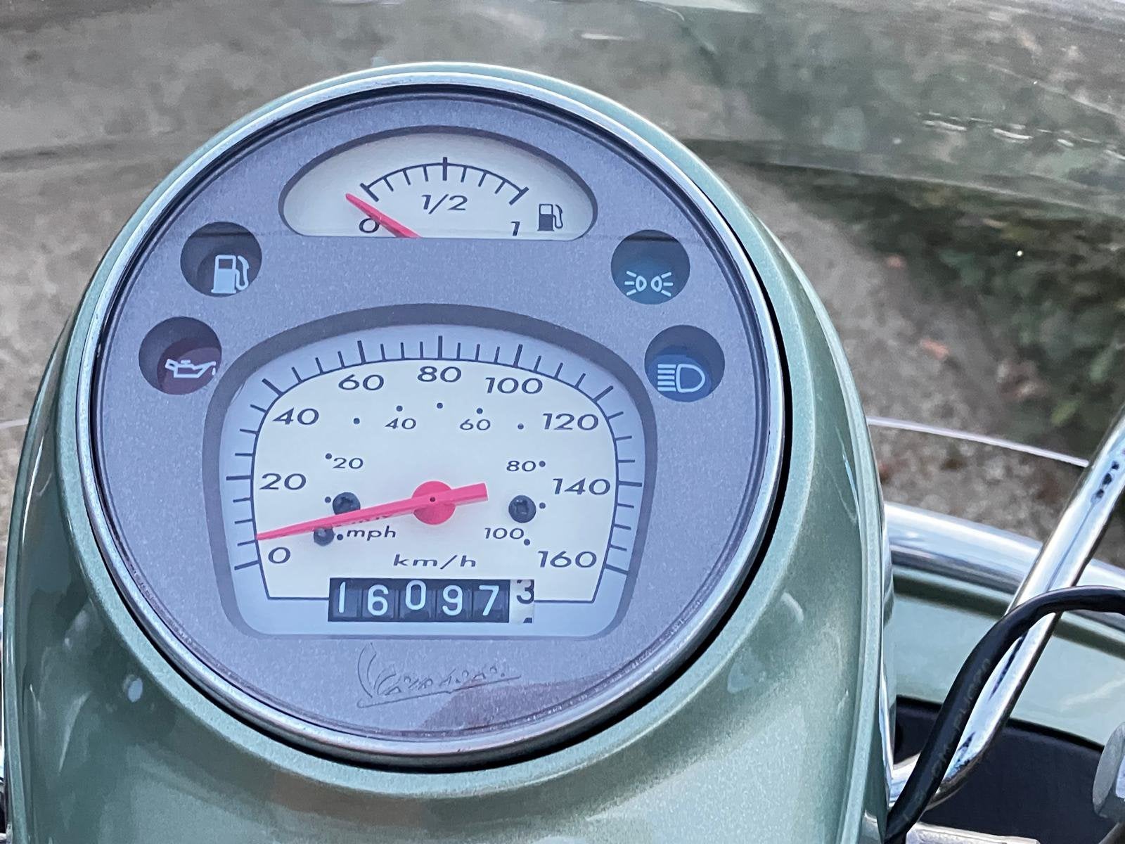 Vespa GTV 250 ( motor) retro uitvoering groen, Motos, Particulier