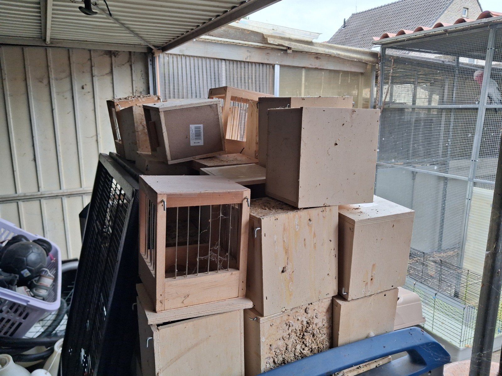 nestkastjes, Dieren en Toebehoren, Ophalen, Zo goed als nieuw, Hout