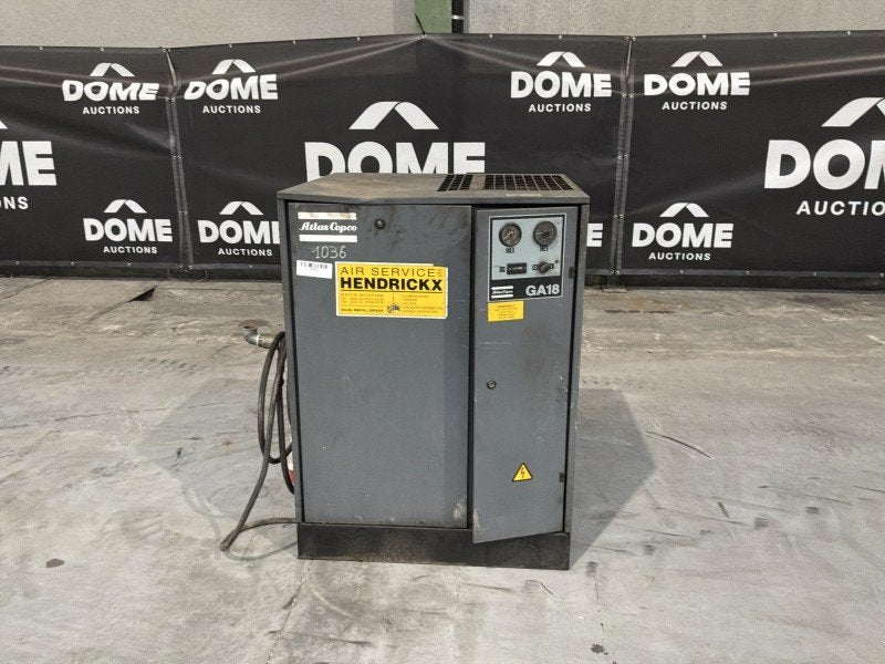 1996 Atlas Copco GA 18 SP Schroefcompressor, Zakelijke goederen