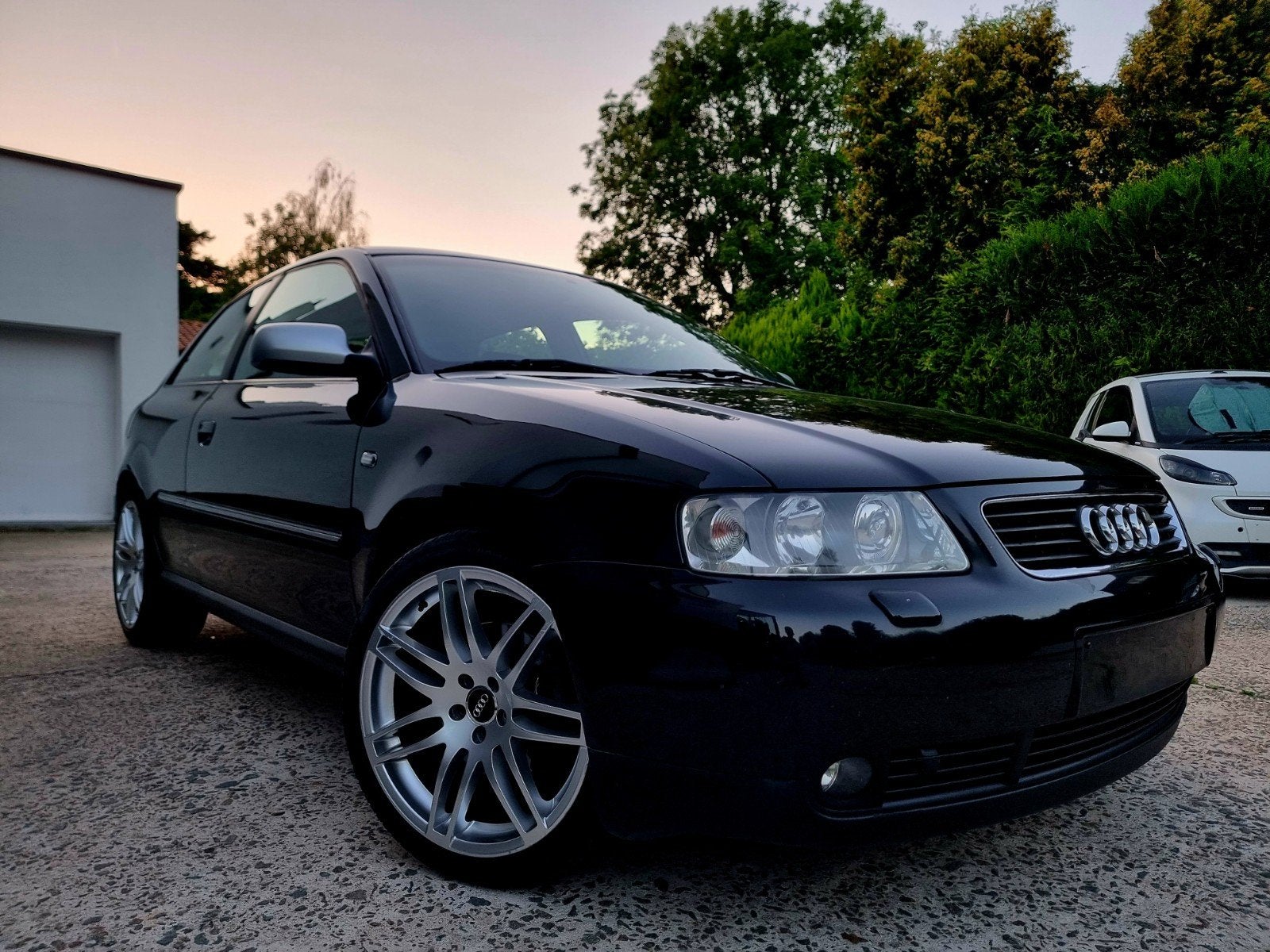 Audi A3 - 1.8T/S3 * Benzine - Sport, Zwart, Zwart, https://public.car-pass.be/vhr/48d7cb1b-972a-4cdc-bf8c-59d6e6b4fb56, Bedrijf