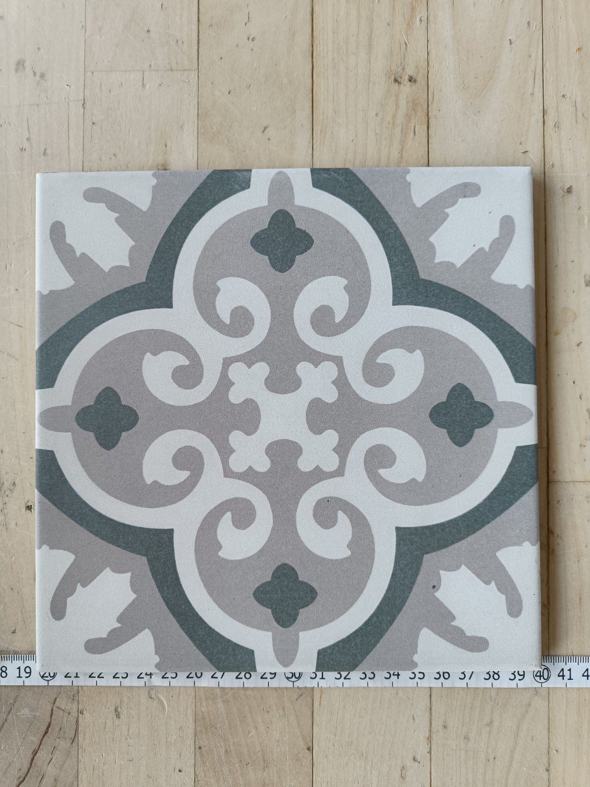 30 tegels Floral Vintage - 1,20m², Bricolage & Construction, Neuf, 20 à 40 cm, Carrelage de sol, Céramique