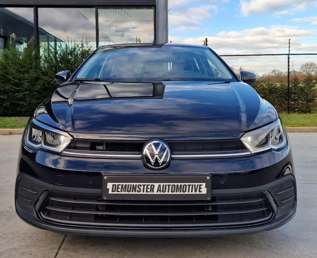 Volkswagen Polo 1.0 TSI DSG Life/Carplay/Camera/HTD SEATS, Auto's, Automaat, Stof, Euro 6, Zwart