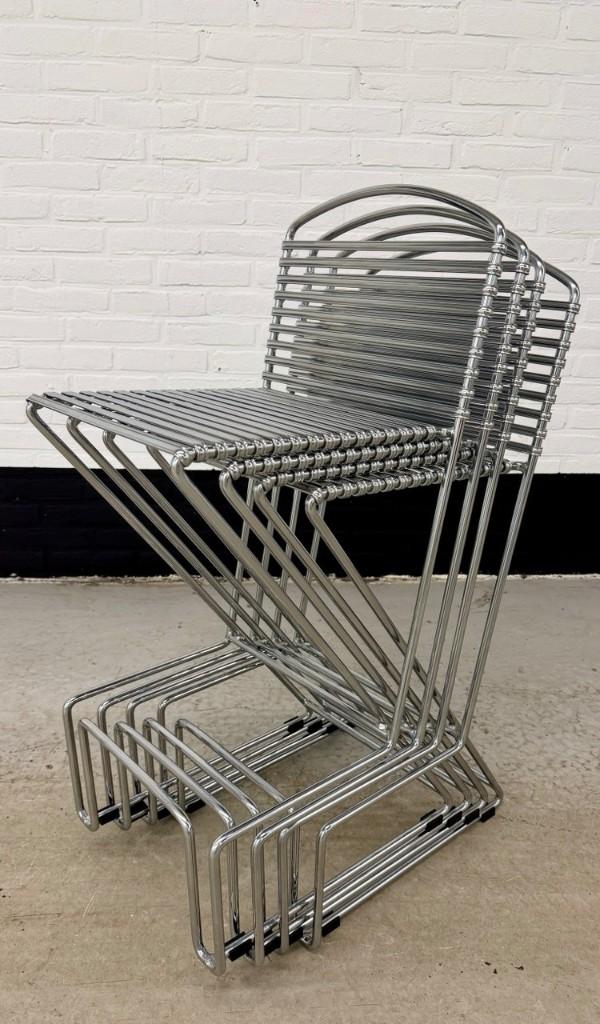 4 x vintage Till Behrens barkrukken [62 cm], Enlèvement, Métal