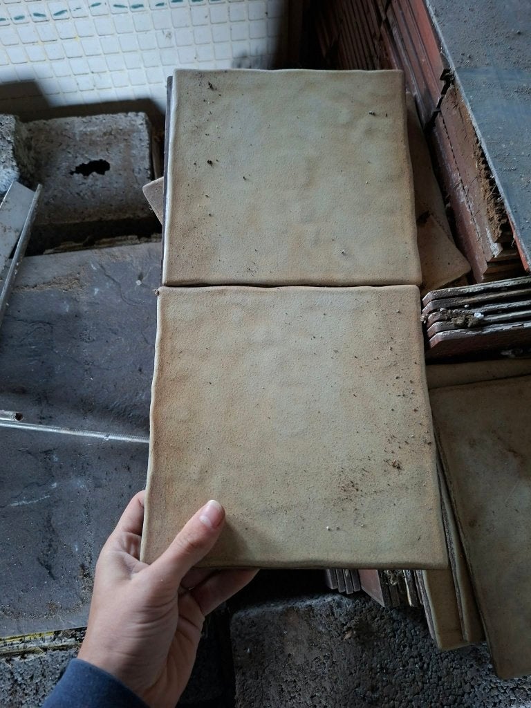 Geel/bruine vloer en wand tegels, Doe-het-zelf en Bouw, Ophalen, Hardsteen, Wandtegels, Nieuw