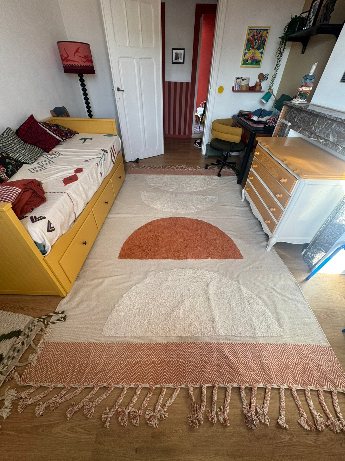 Grand tapis, Maison & Meubles, Enlèvement, Utilisé, Rectangulaire