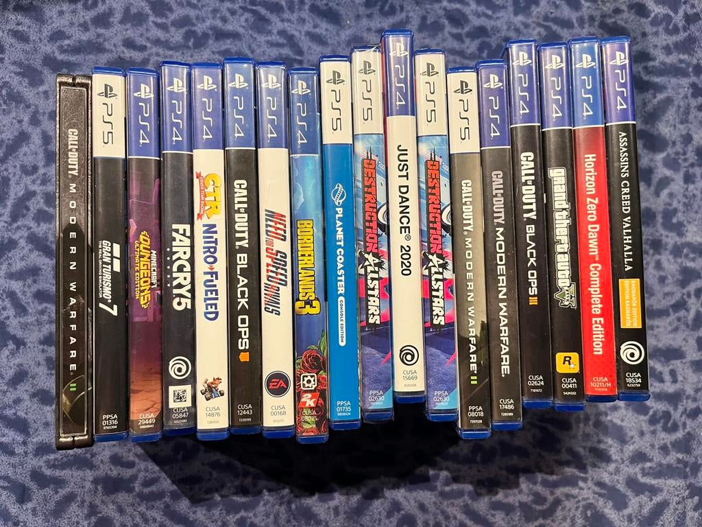 Diverse PS4 en PS5 games, Enlèvement, Comme neuf