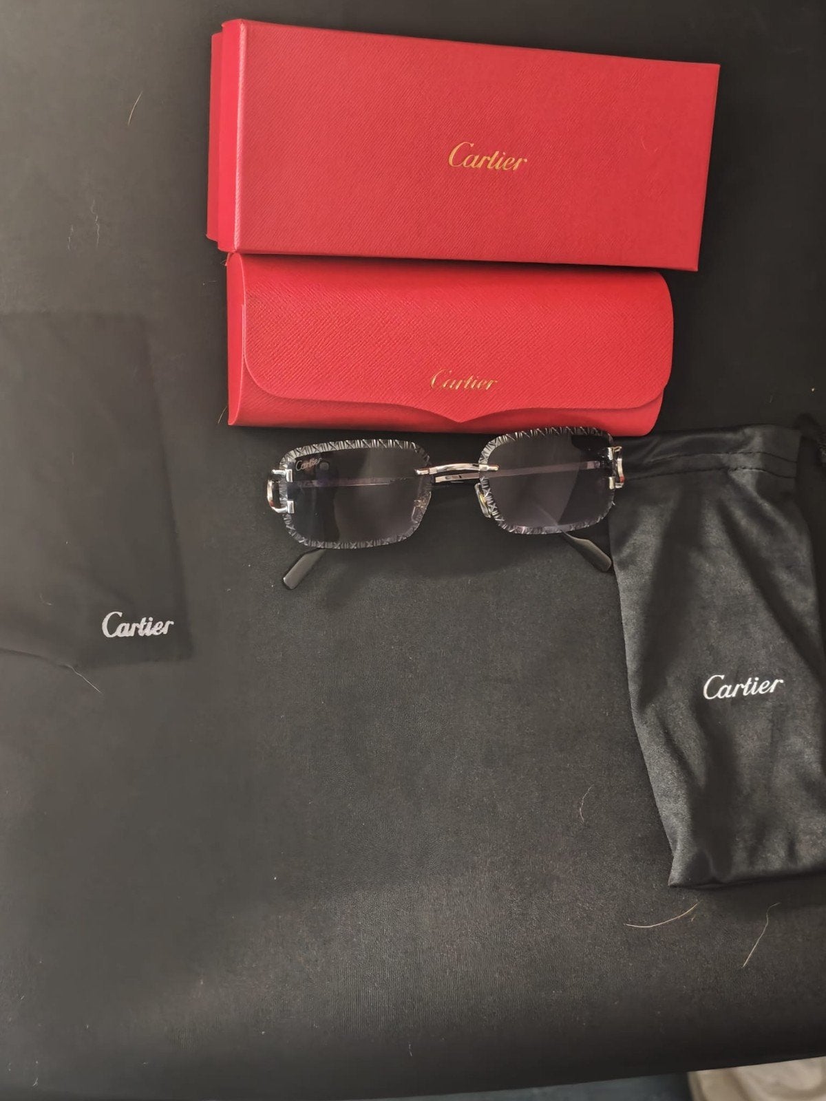 Lunettes de soleil Cartier, Bijoux, Sacs & Beauté, Lunettes