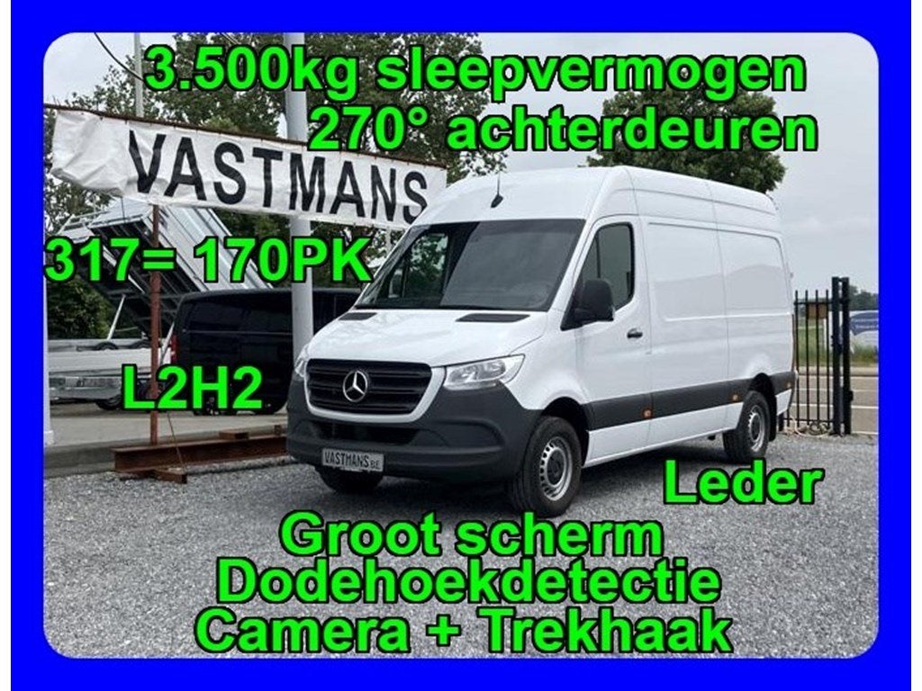 Mercedes-Benz Sprinter 317 36.000+BTW / Trekhaak 3500KG / 2, Autos, Mercedes-Benz, Entreprise, Sprinter Combi, ABS, Airbags, Air conditionné