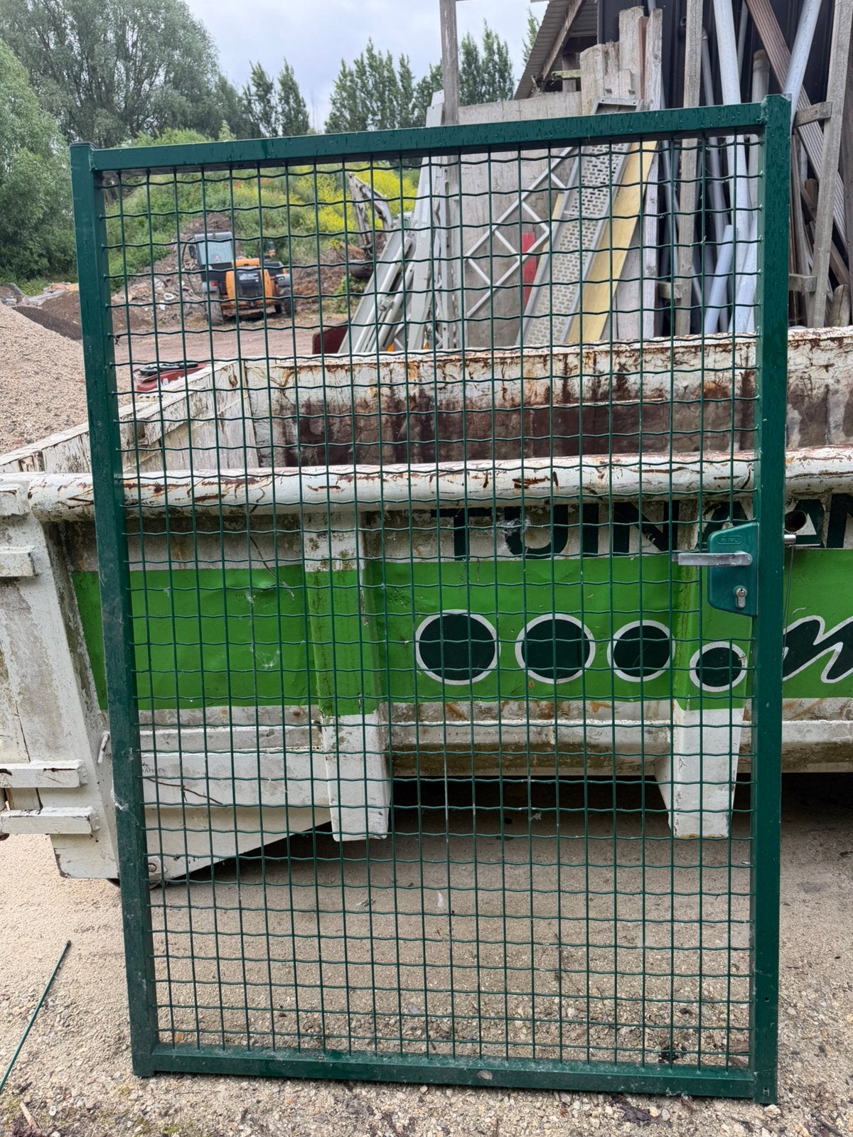 Tuinpoort groen, Enlèvement, Utilisé, Porte du jardin