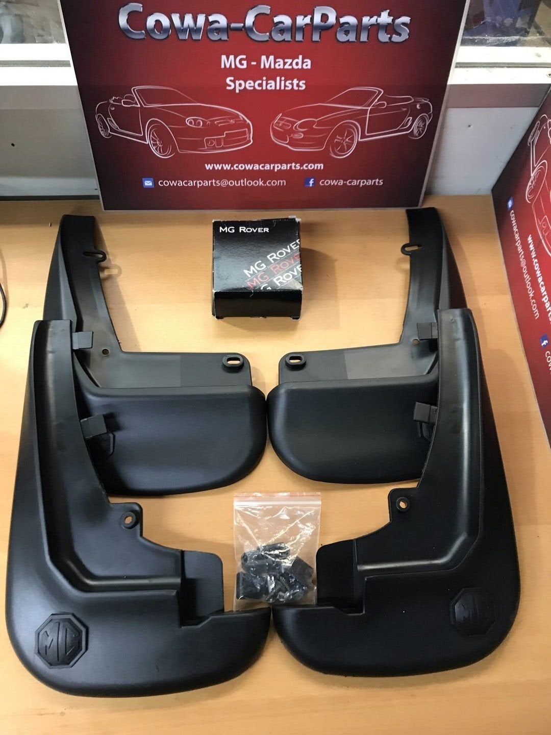 mg f mgf mg tf mgtf originele mg rover spatlappen 4 stuks, Auto-onderdelen, -, -, Nieuw, Ophalen of Verzenden