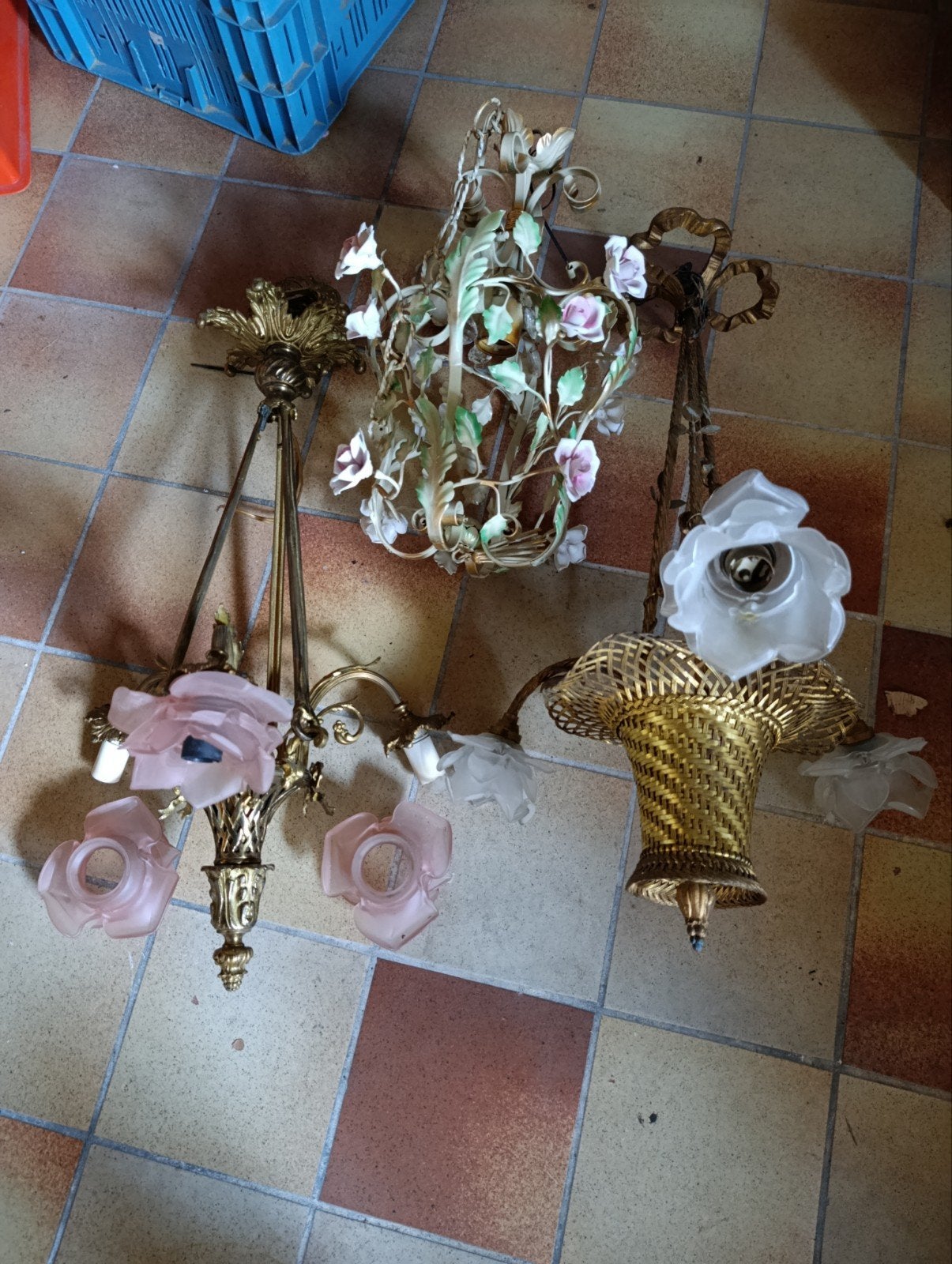 oude luchters, Antiek en Kunst, Antiek | Verlichting, Ophalen