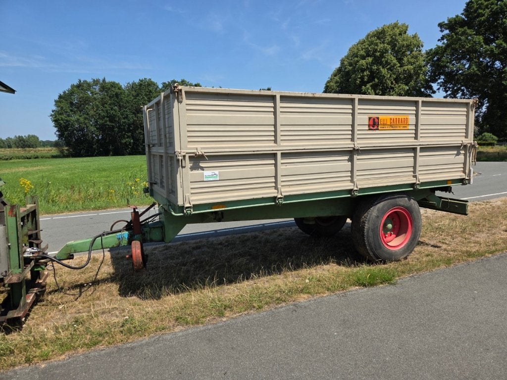 8 ton Carraro kipwagen, 3 kanten kipper, geremde as, Ophalen