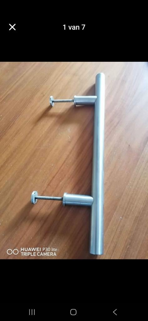 Inox deurtrekker, Ophalen, Inox