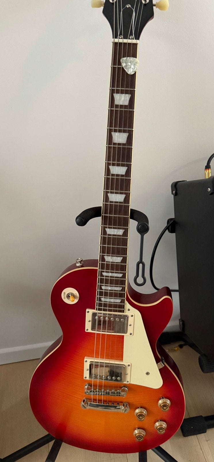 Epiphone 1959 Les Paul - Gibson Burstbucker, Ophalen, Zo goed als nieuw, Epiphone