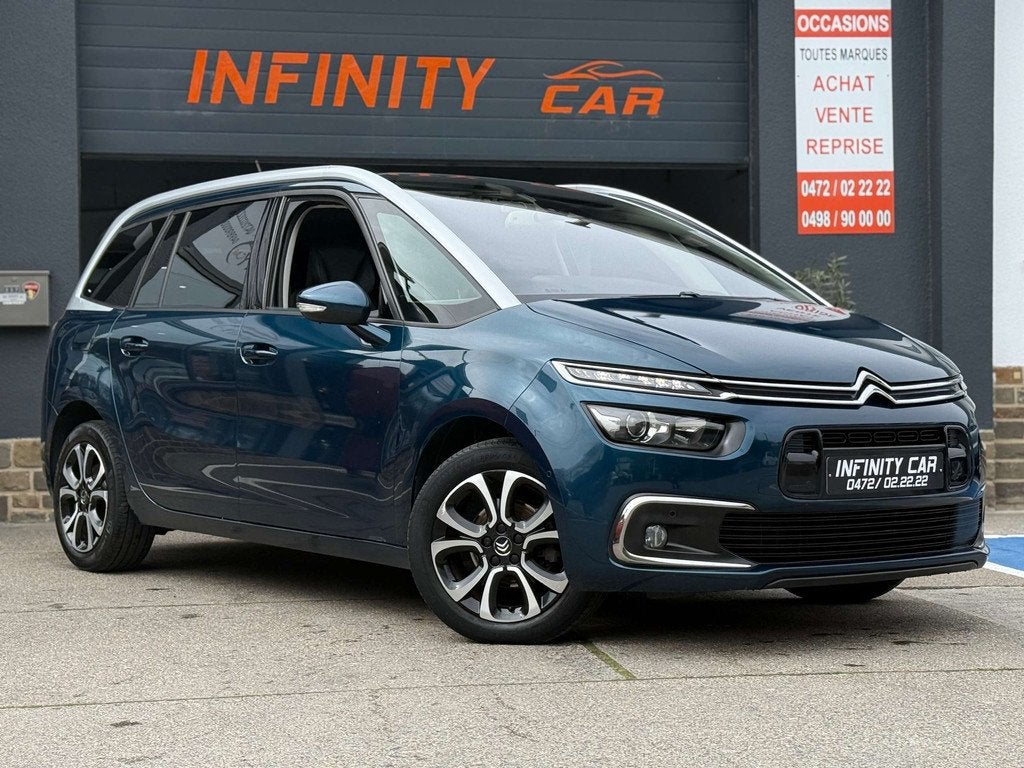Citroën C4 Spacetourer C4 Spacetourer 1.5 BlueHDi Live 7PLA, Auto's, Voorwielaandrijving, Gebruikt, Blauw, 7 zetels