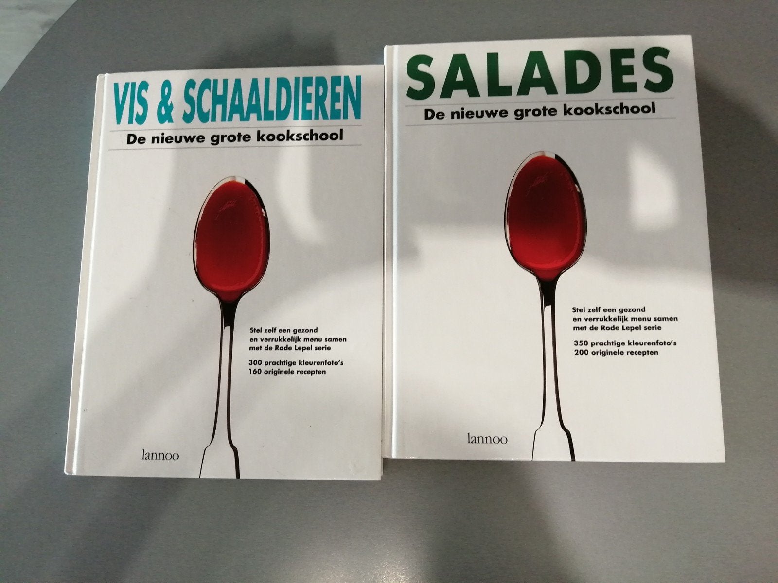 2 mooie kookboeken "De nieuwe grote kookschool".€15 voor 2, Ophalen