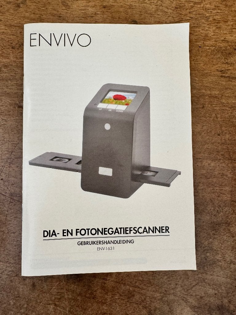 ENVIVO Dia- en Fotonegatiefscanner, Enlèvement, Utilisé, Autres types, Noir