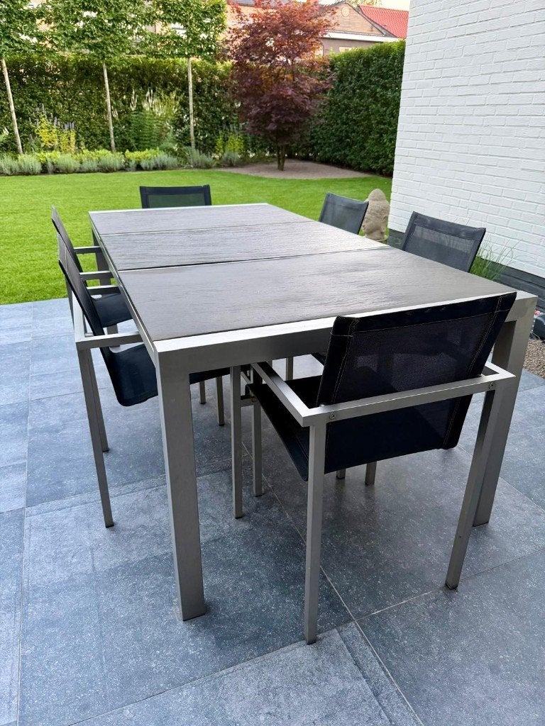 Tuintafel van Tribu, Tuin en Terras, Ophalen, Gebruikt, Rechthoekig, Aluminium