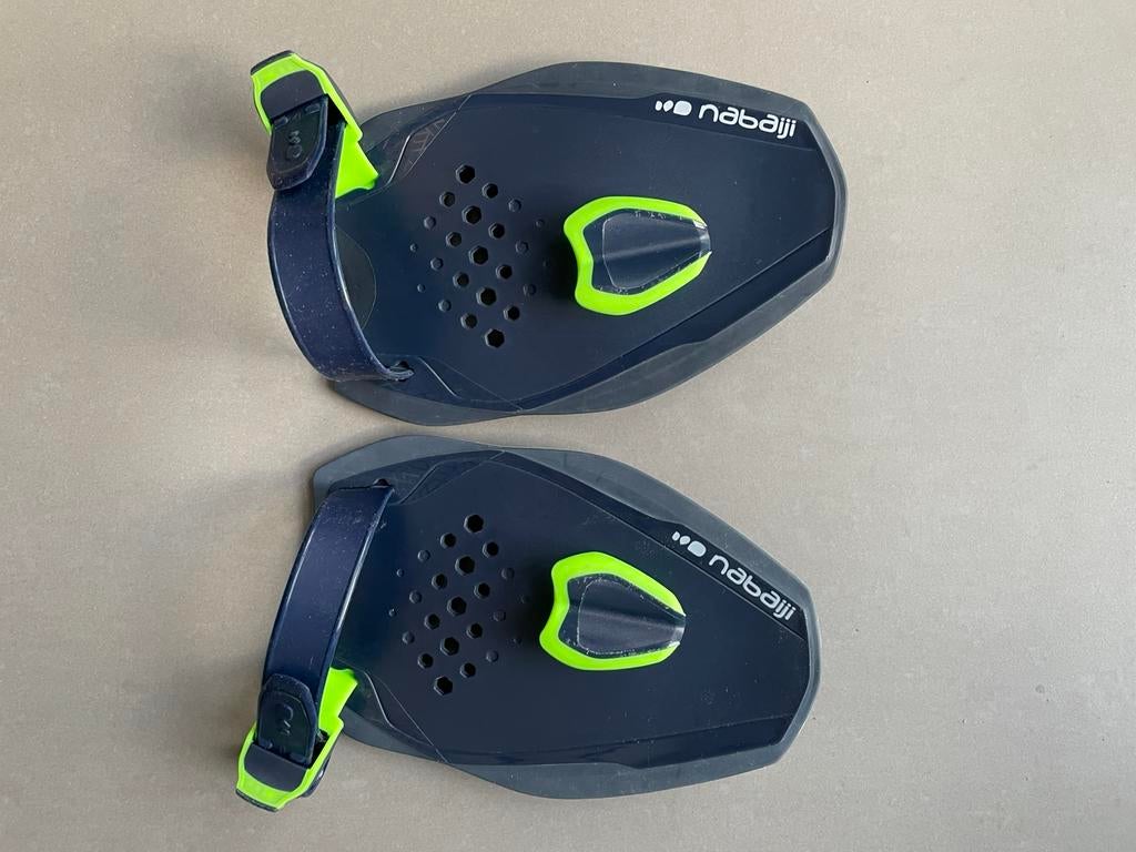 Decathlon Quick’in handpeddels zwart/groen - S, Sport en Fitness, Voetbal, Maat S, Ophalen of Verzenden, Zo goed als nieuw