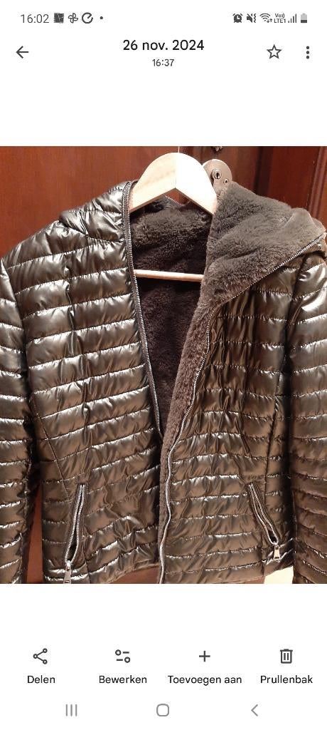 Damesjas, Kleding | Dames, Jassen | Winter, Ophalen, Zo goed als nieuw, Maat 38/40 (M), Grijs