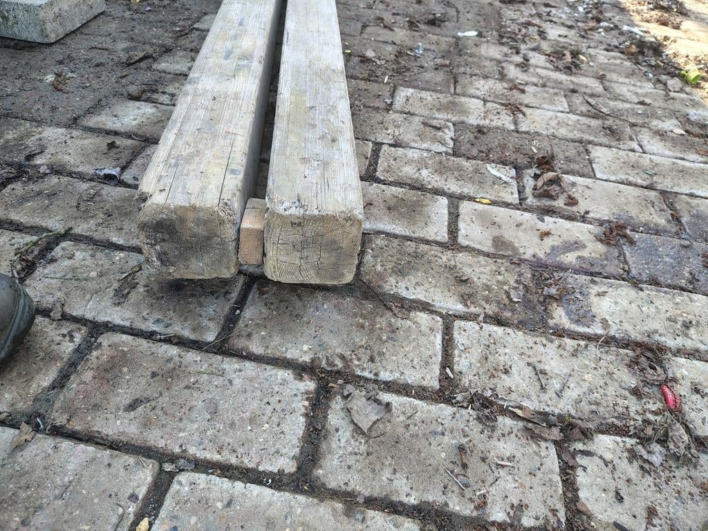 Metsel profiel hout, Tuin en Terras, Ophalen, Hout