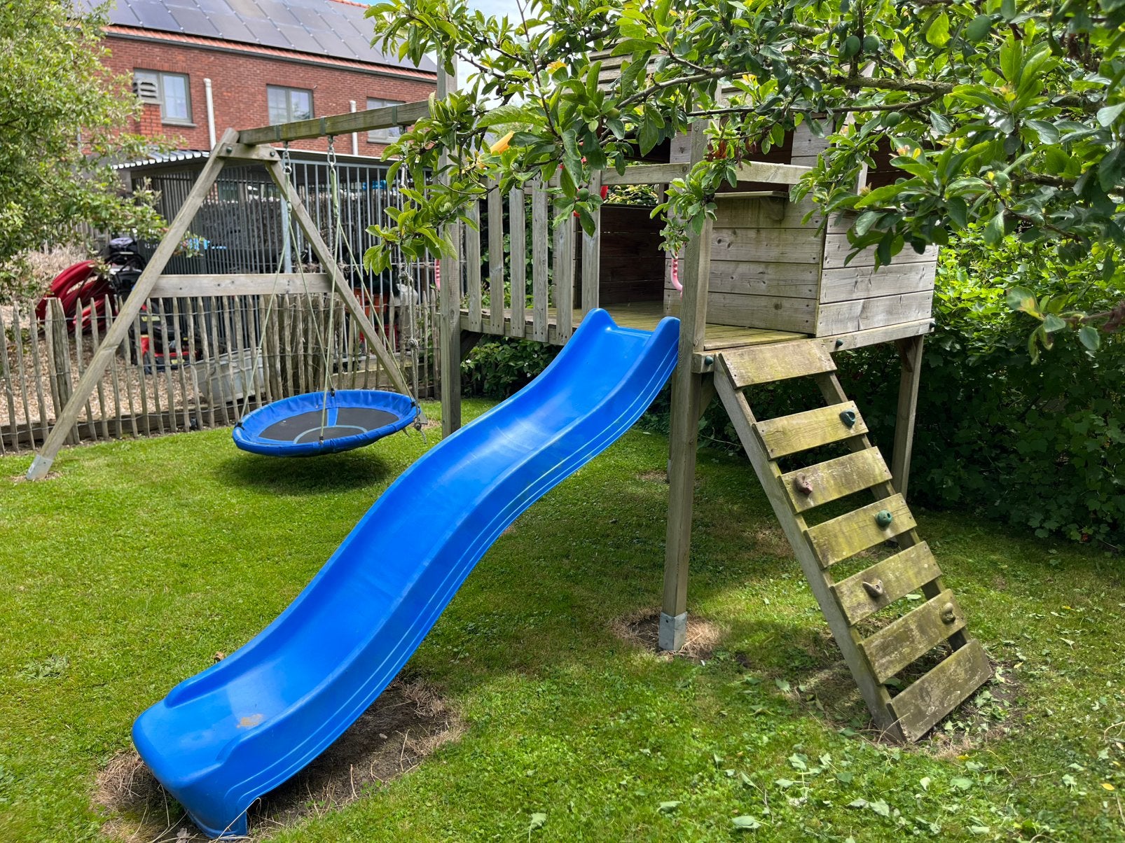 Houten speeltoestel, Kinderen en Baby's, Ophalen, Gebruikt, Glijbaan