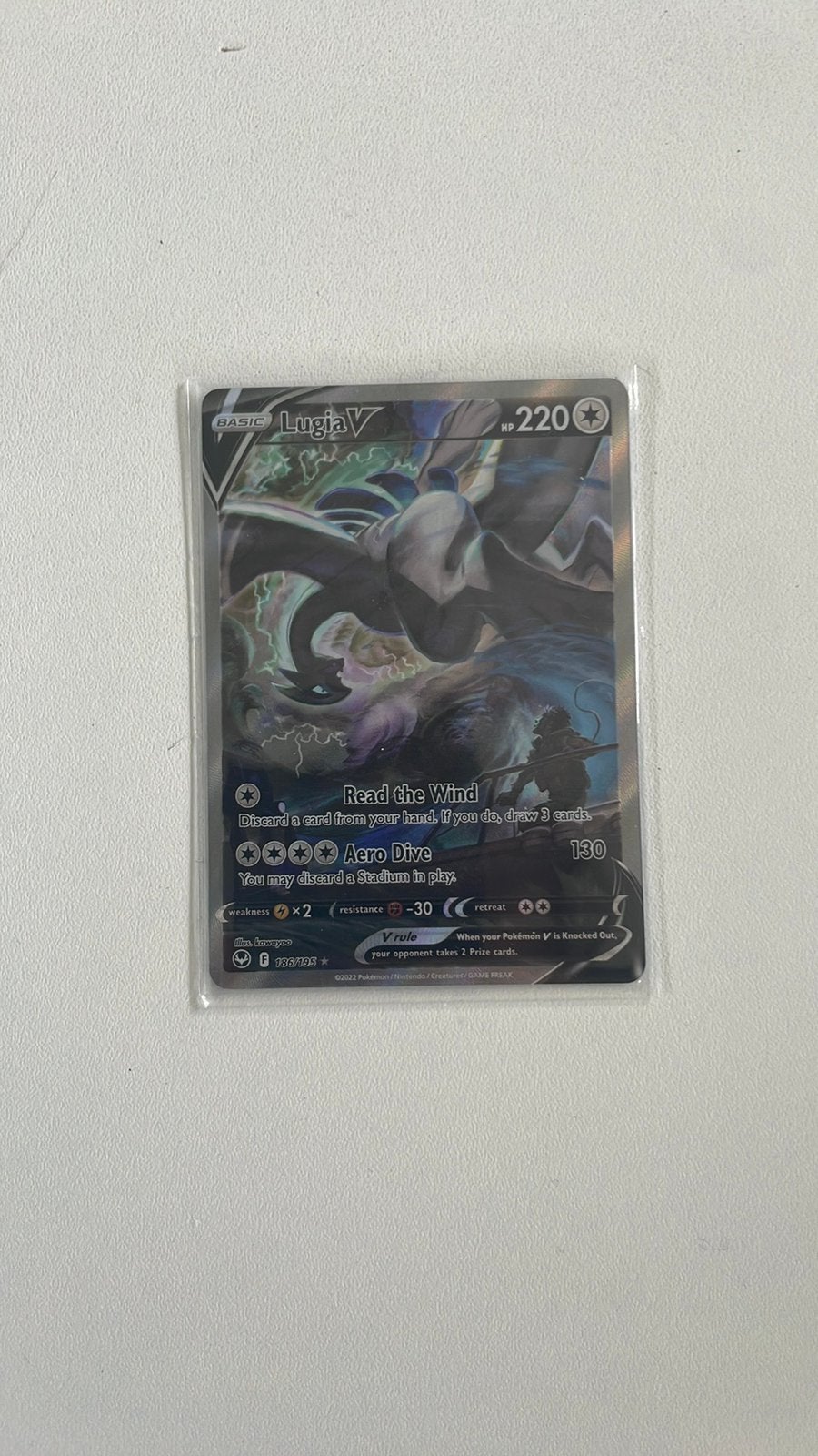 Lugia v silver tempest 186, Enlèvement ou Envoi, Comme neuf