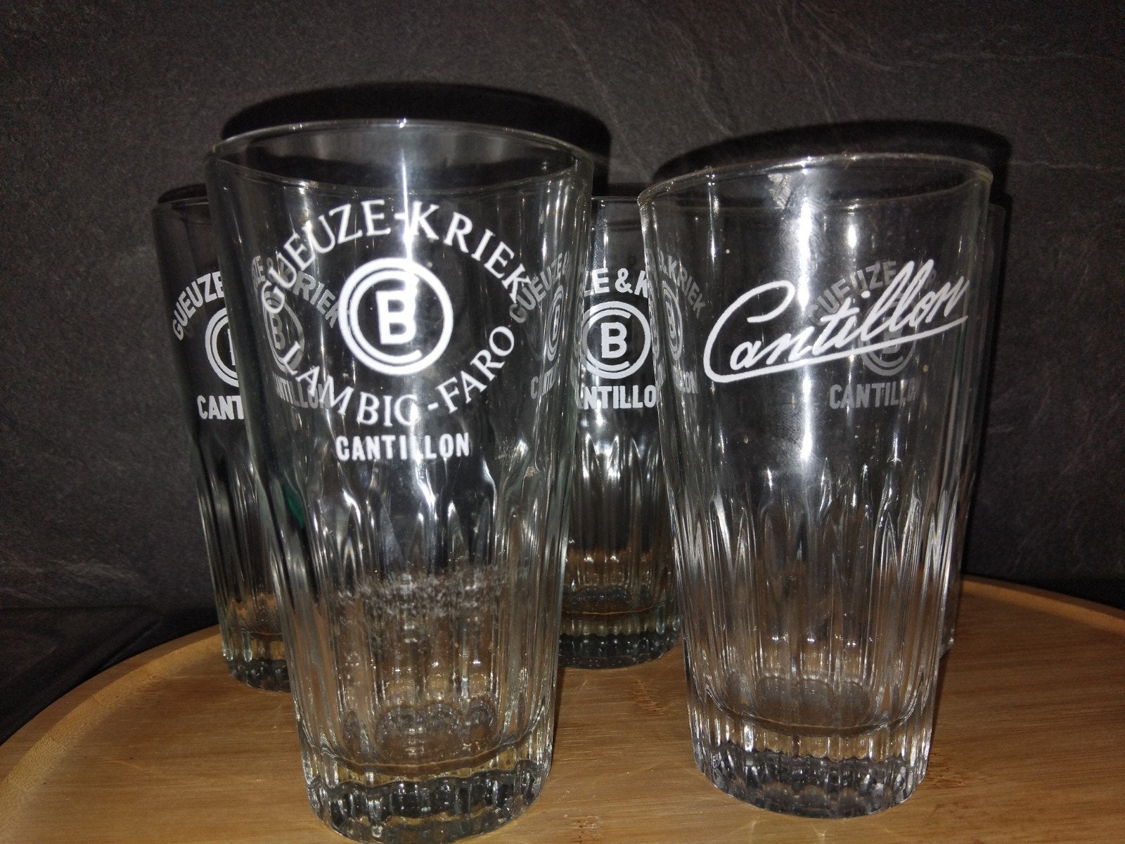 geuze catillon 5 glazen, Ophalen of Verzenden