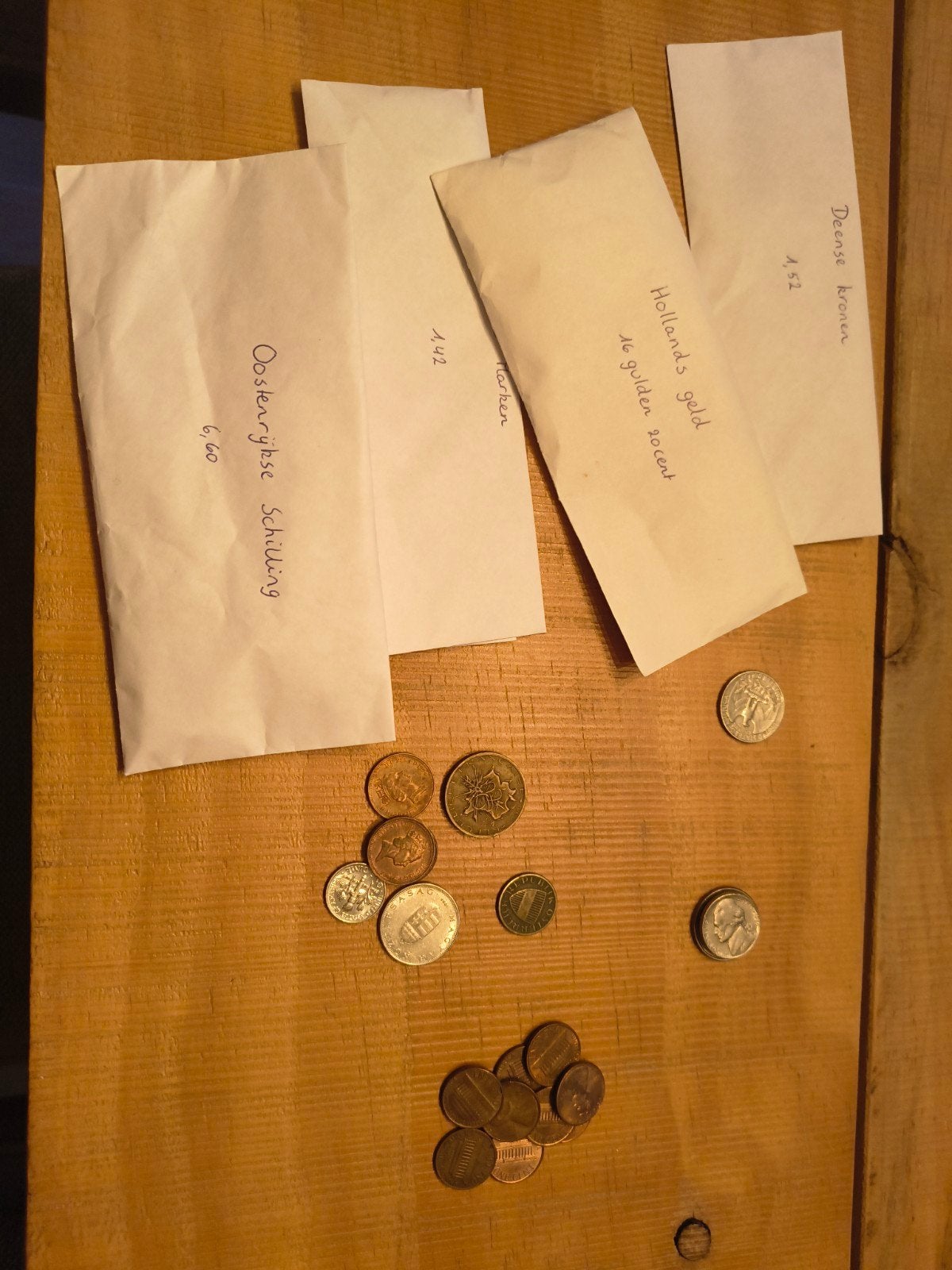 oude munten (en wat Amerikaans geld), Ophalen of Verzenden