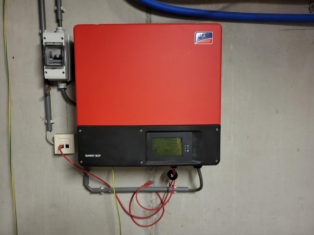 SMA sunny boy 4000, Ophalen