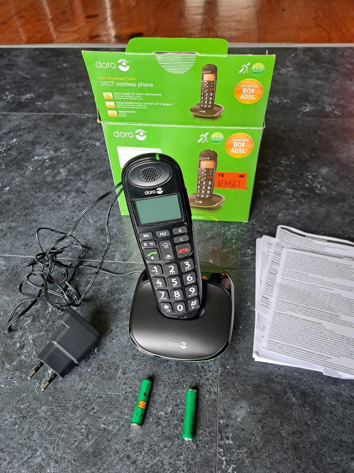 Doro PhoneEasy 100w, Ophalen