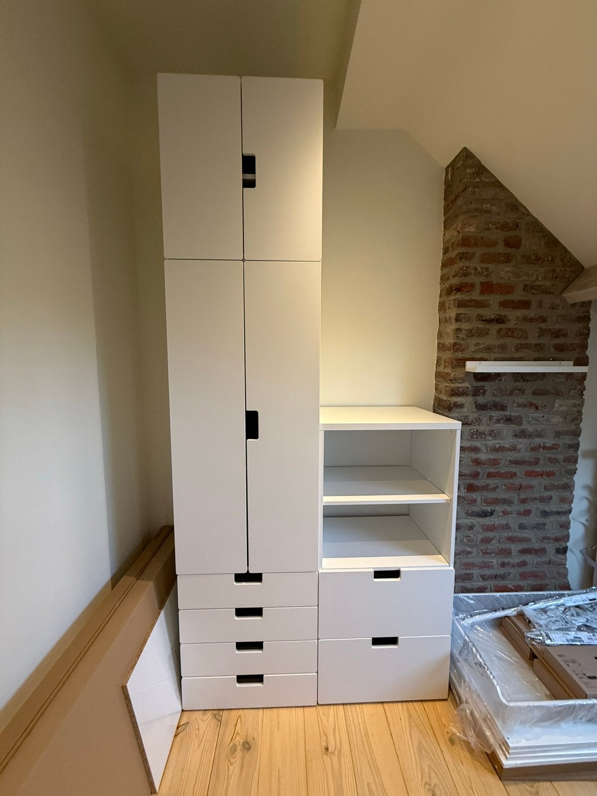 Kleerkast Ikea Stuva, Gebruikt, 100 tot 150 cm, 200 cm of meer, 25 tot 50 cm