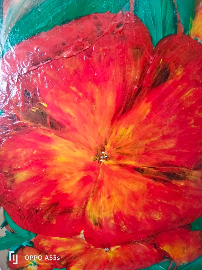 Schilderij bloem. 499 euro, Enlèvement