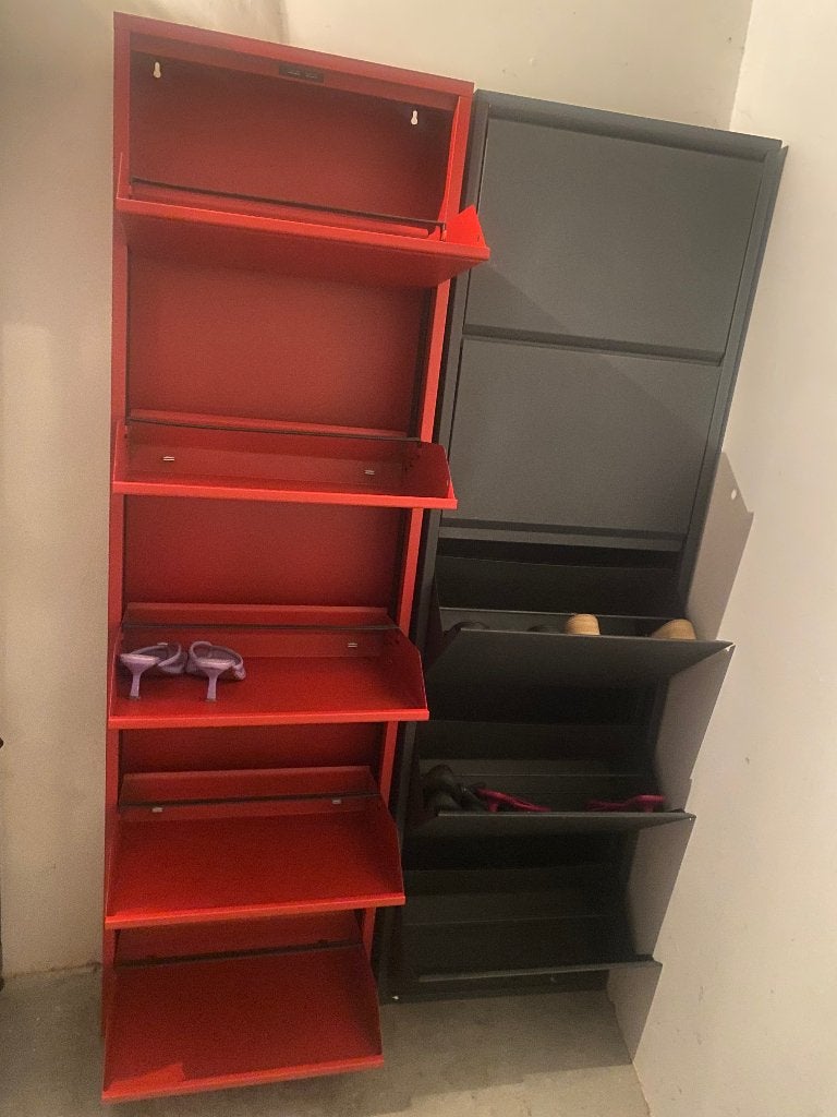 2 mooie design schoenkasten, Ophalen, Zo goed als nieuw, Modern en strak