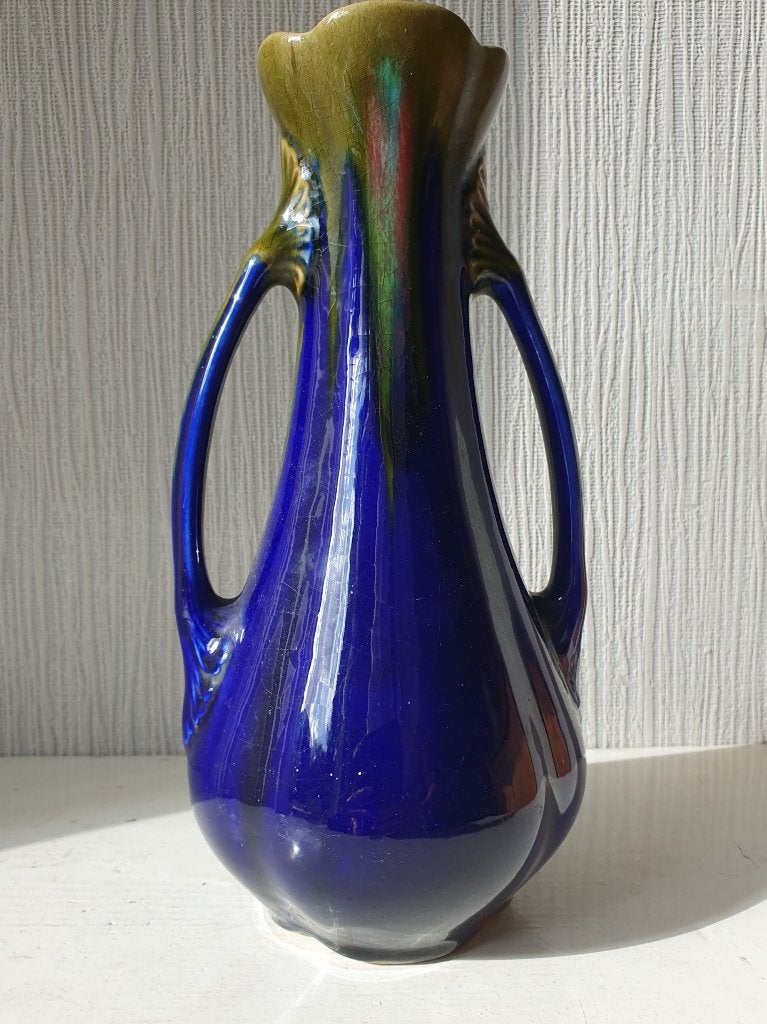 Vase ancien Art Nouveau — Orchies France (vers 1920) — 27 cm, Antiquités & Art, Enlèvement ou Envoi