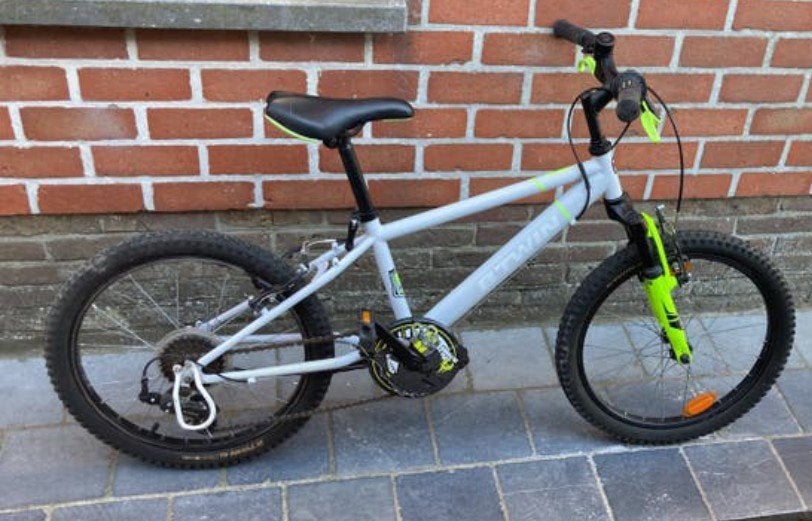 Btwin Rockrider 500 kinderfiets - 20 inch mountainbike, Fietsen en Brommers, Fietsen | Jongens, Ophalen, Gebruikt, Velgrem, Btwin rockrider 500