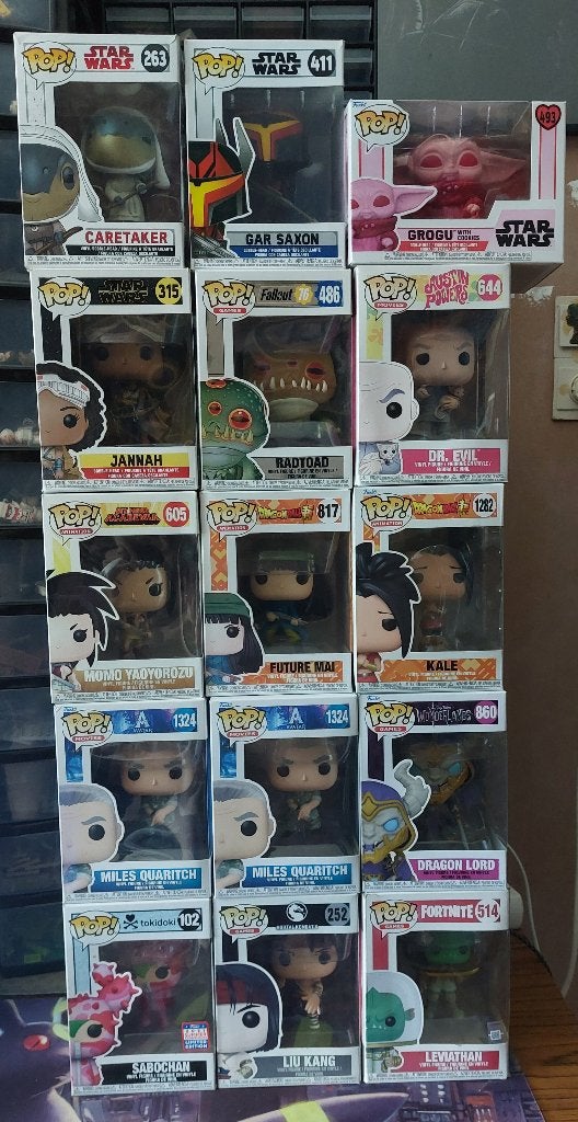 33 Figurines funko pop, Enlèvement, Utilisé, Autres types