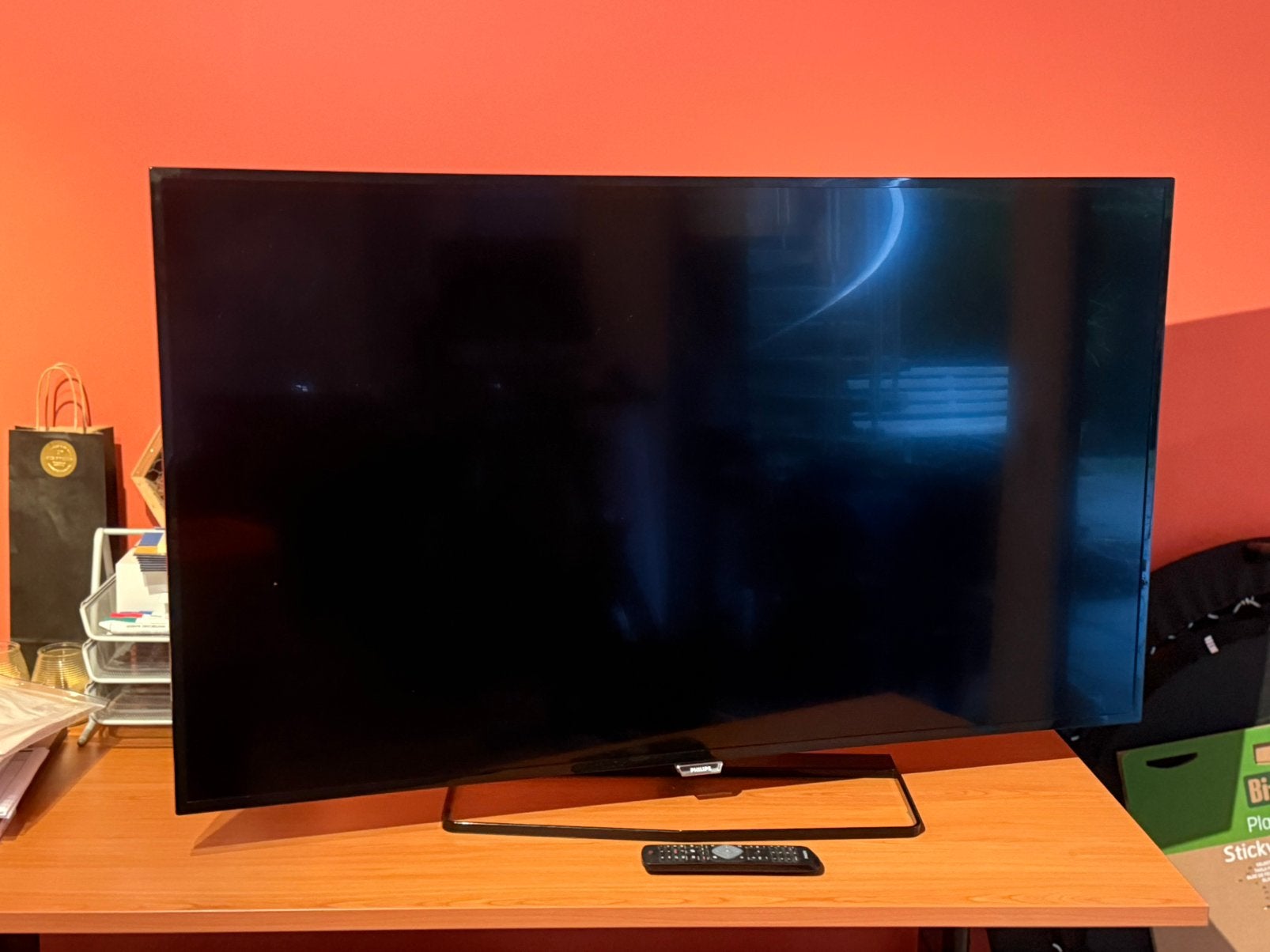 Philips 55 inch 4K Ultra HD Smart TV, TV, Hi-fi & Vidéo, Philips, 50 Hz, Enlèvement, Utilisé