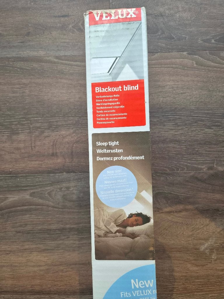 VELUX Verduisterend Rolgordijn Maat UK04 (GGL / GGU / GPL), Neuf, Store enrouleur, Rolgordijn, Blanc