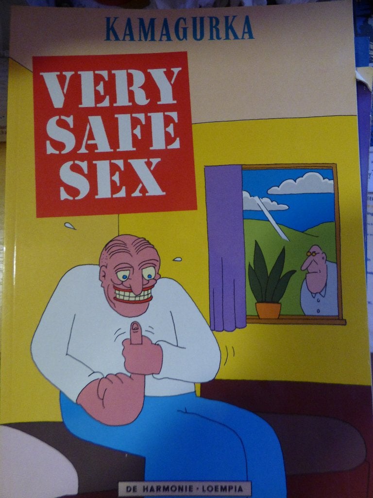 kamagurka ,  very safe sex ,   softcover, Boeken, Ophalen of Verzenden