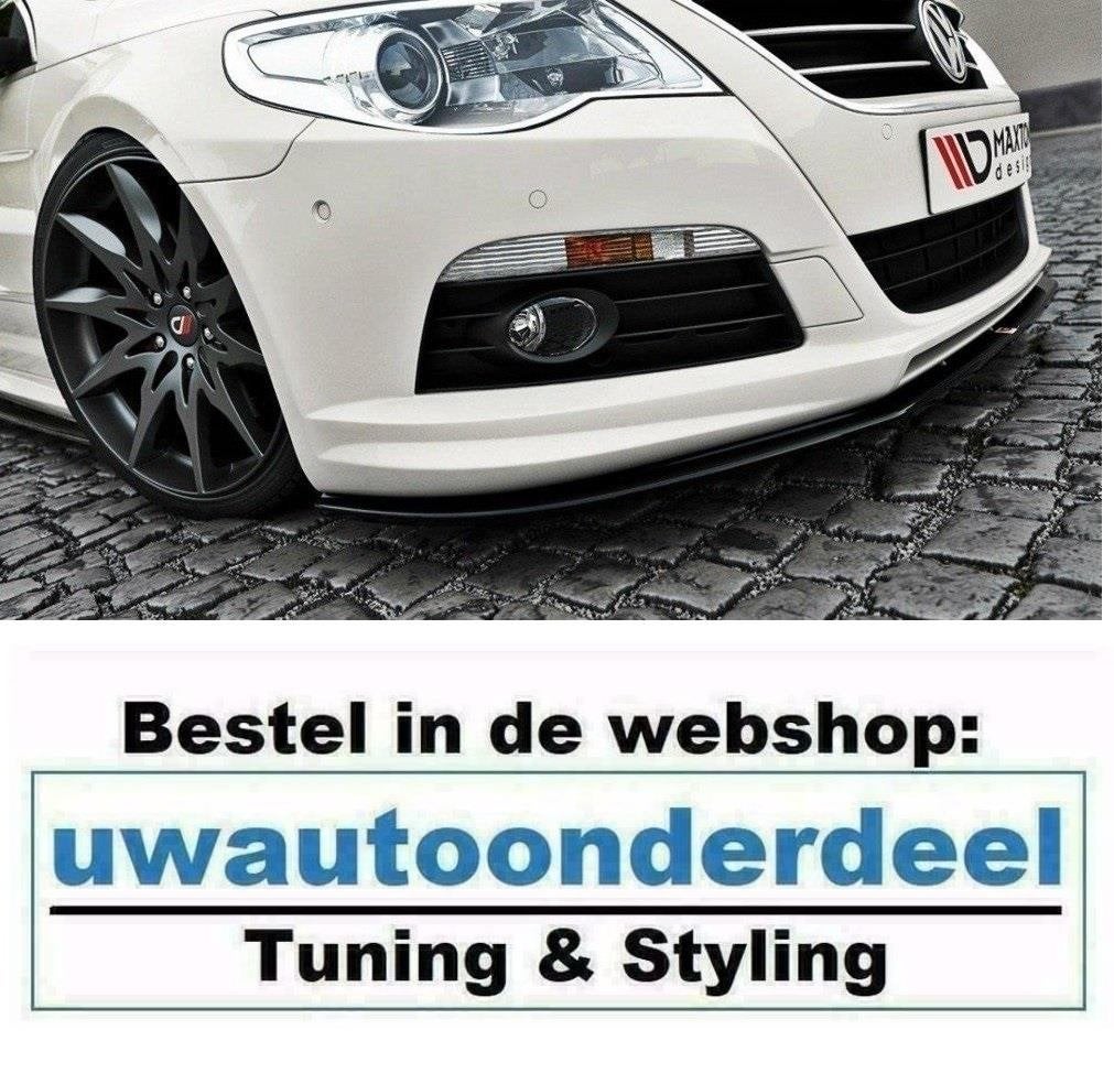 Maxton Spoiler Lip Splitter Geschikt Voor Vw Passat R Line R, Envoi
