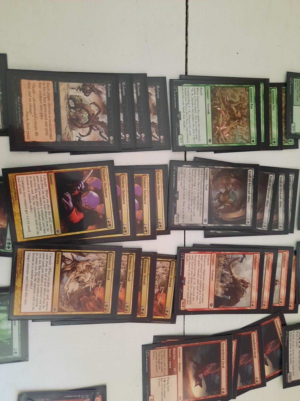 2 pauper decks met sideboard, Hobby en Vrije tijd, Verzamelkaartspellen | Magic the Gathering, Ophalen