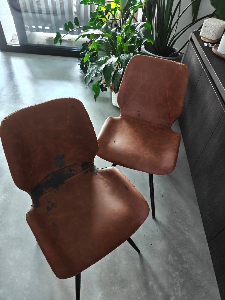 GRATIS eetkamerstoelen, Huis en Inrichting, Ophalen, Gebruikt, Bruin, Vijf, Zes of meer stoelen