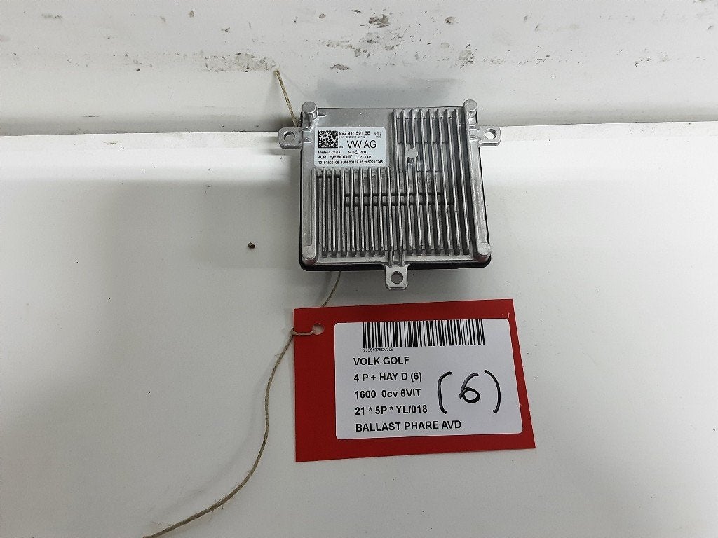 BALLAST DE PHARE XENON DROIT Volkswagen Golf VIII (CD1), Volkswagen, Mevr. I. Hauben, Utilisé, Rue de l'Espoir 34 34
4030  GRIVEGNÉE, BE