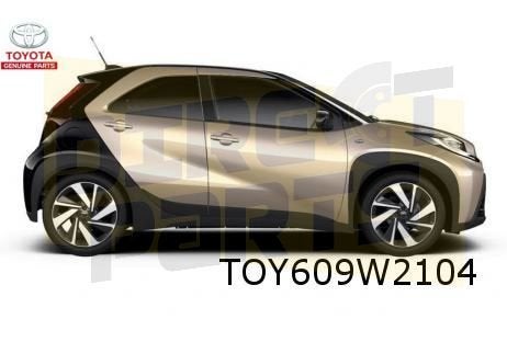 Toyota Aygo X 12/25- (B70) achterportier Rechts (bij stootli, Neuf, Arrière, -, Toyota