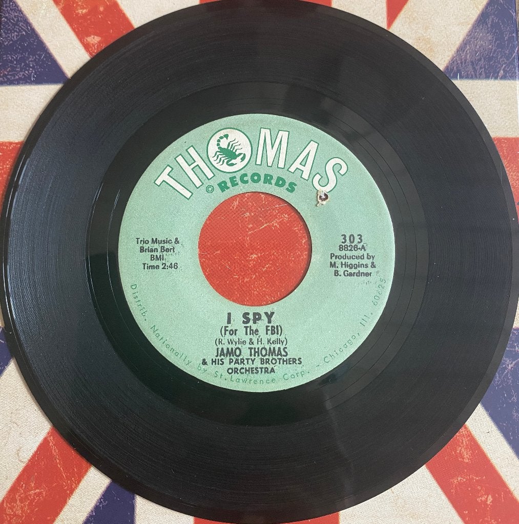 Jamo Thomas - I Spy 7" (1966) | Popcorn Northern Soul  VG+, CD & DVD, Vinyles Singles, Pressage original, 7 inch, Utilisé, Autres types