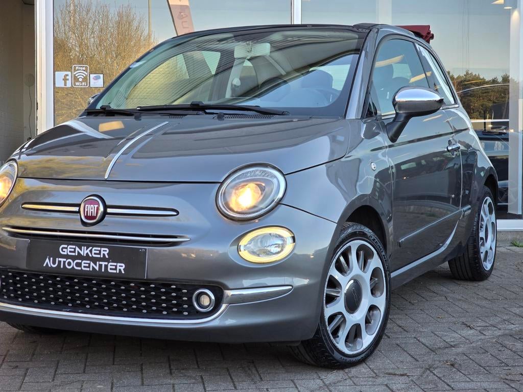 Fiat 500 1.2 benzine Cabrio/ GARANTIE, Auto's, Bedrijf, Handgeschakeld, Parkeersensor, Te koop