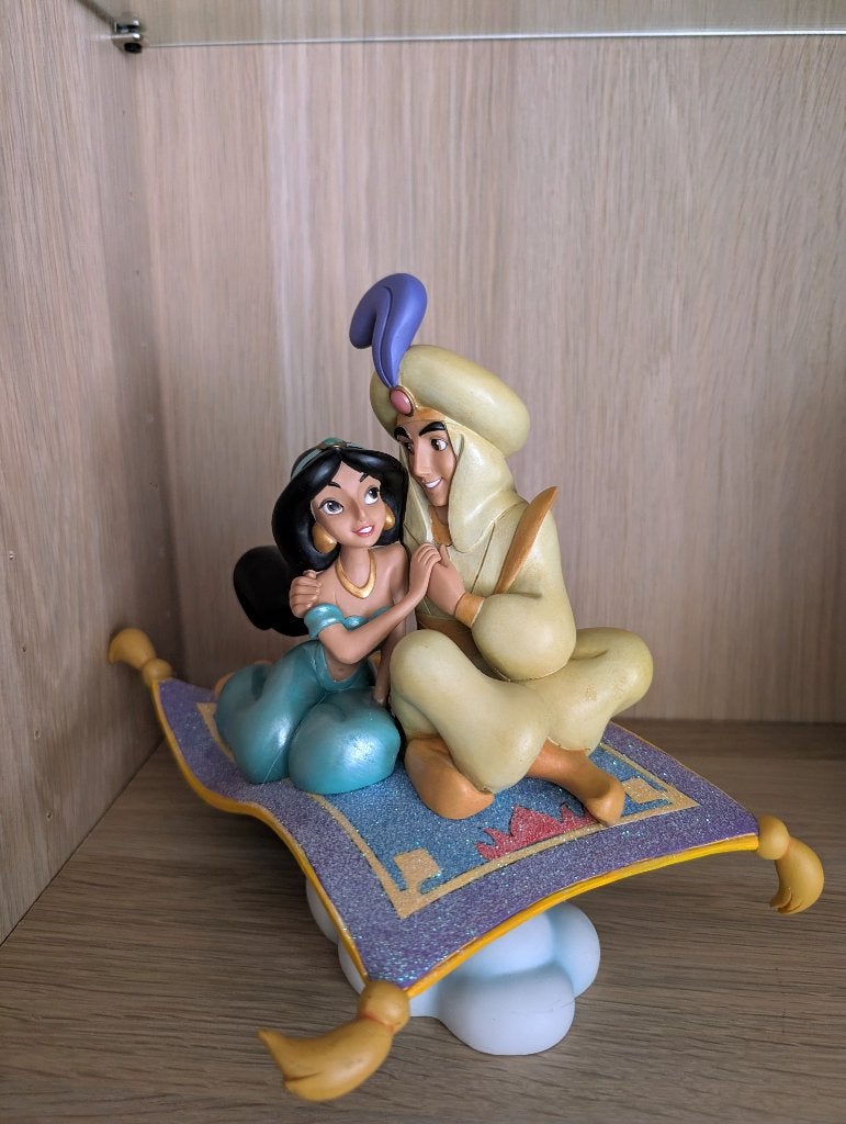 Disney beeld Jasmine en Aladdin, Collections, Disney, Enlèvement ou Envoi, Autres personnages, Comme neuf, Statue ou Figurine