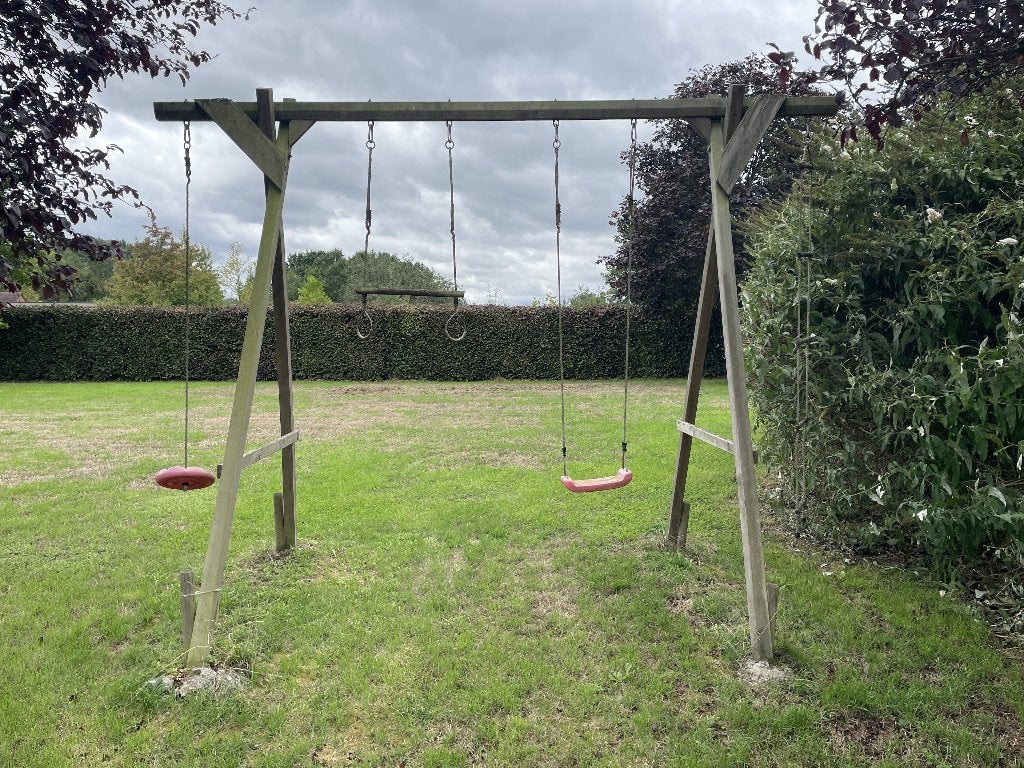 houten schommel met toebehoren, Enlèvement, Utilisé, Balançoire