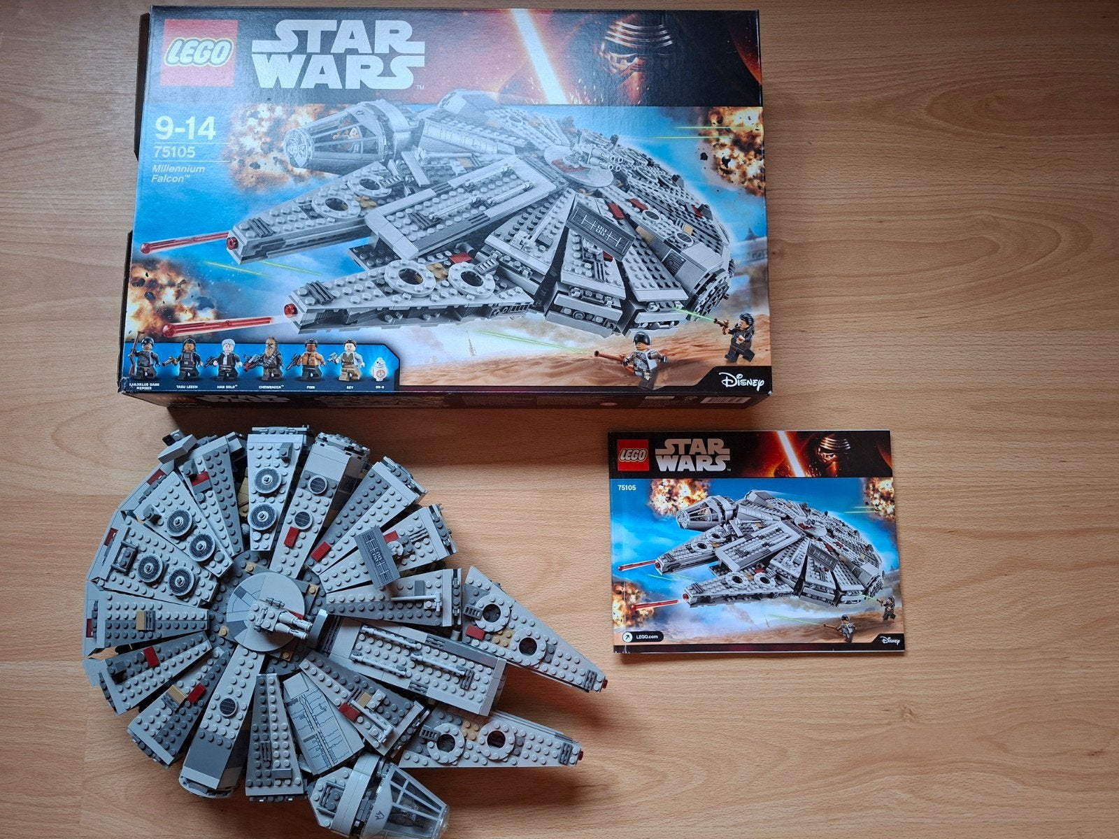 Lego Star Wars set 75105 Millennium Falcon in perfecte staat, Pièces supplémentaires incluses, Star Wars, Lego, Ensemble complet